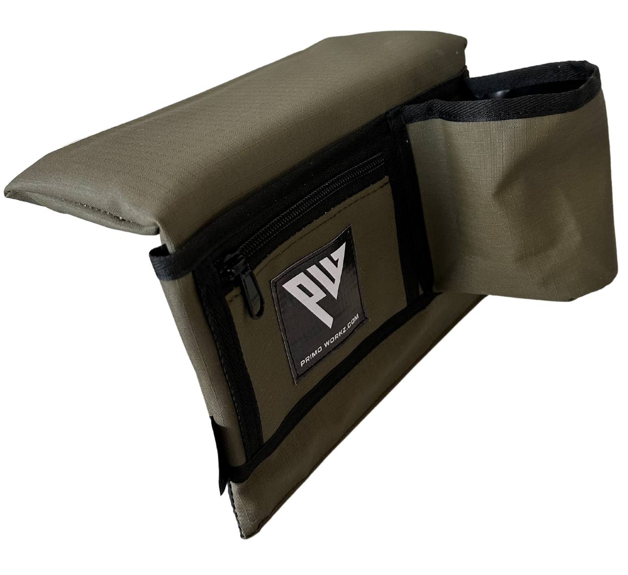Armrest - with Cupholder - Olive Ripstop - Driver Side