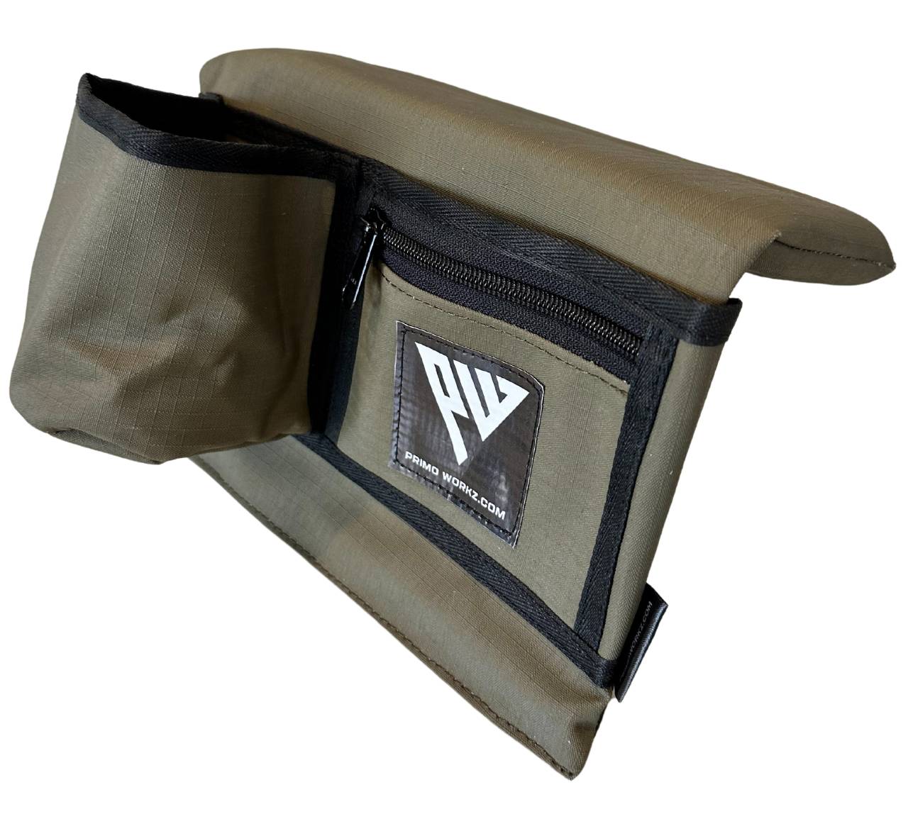 Armrest - with Cupholder - Olive Ripstop - Passenger Side