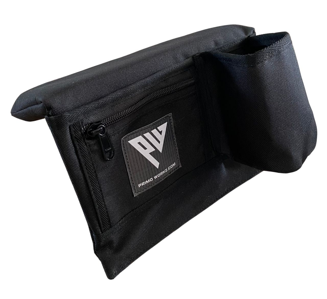 Armrest - with Cupholder - Black Canvas - Driver Side
