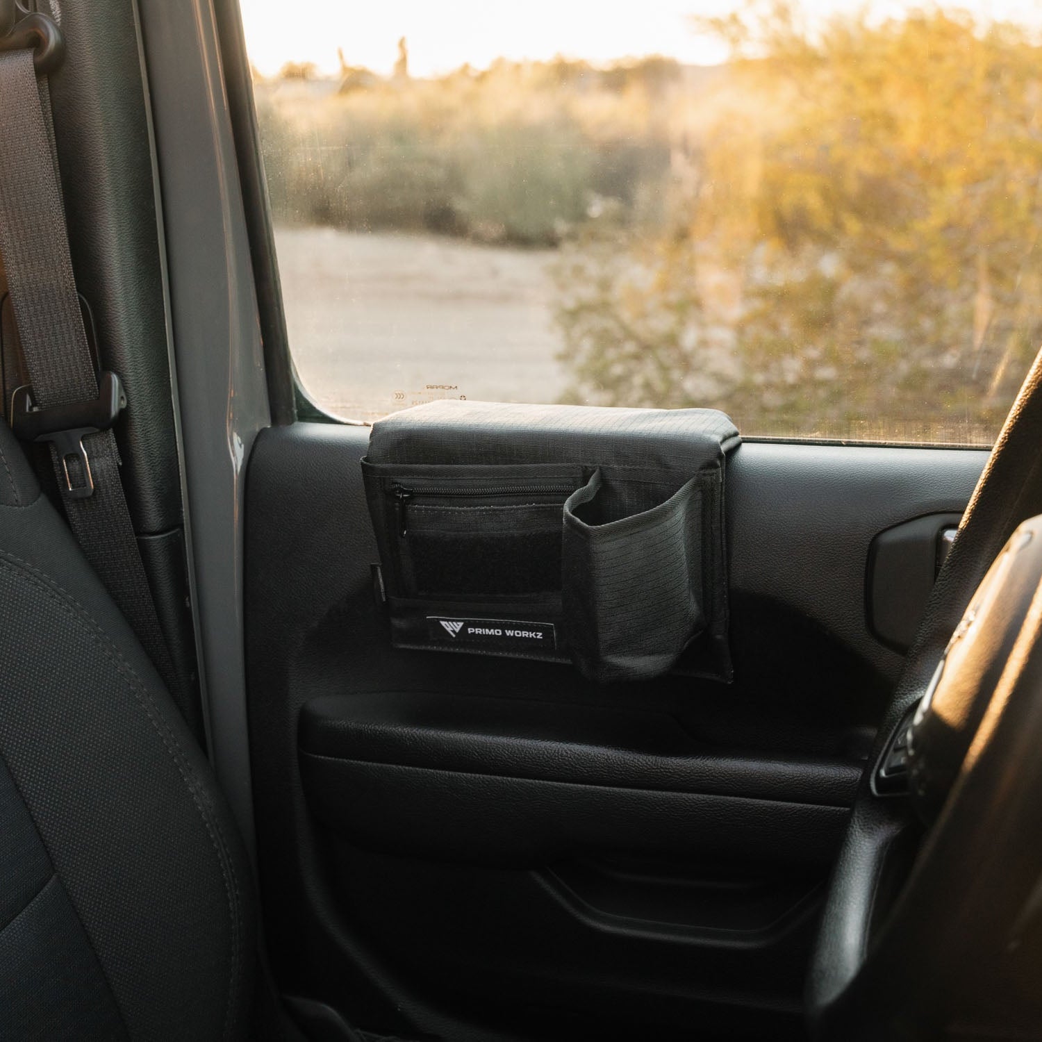 Universal Armrest with Cupholder – Comfort for Any Ride – Primo Workz