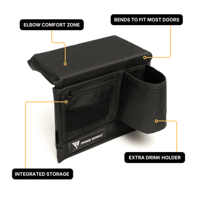 Universal Armrest with Cupholder