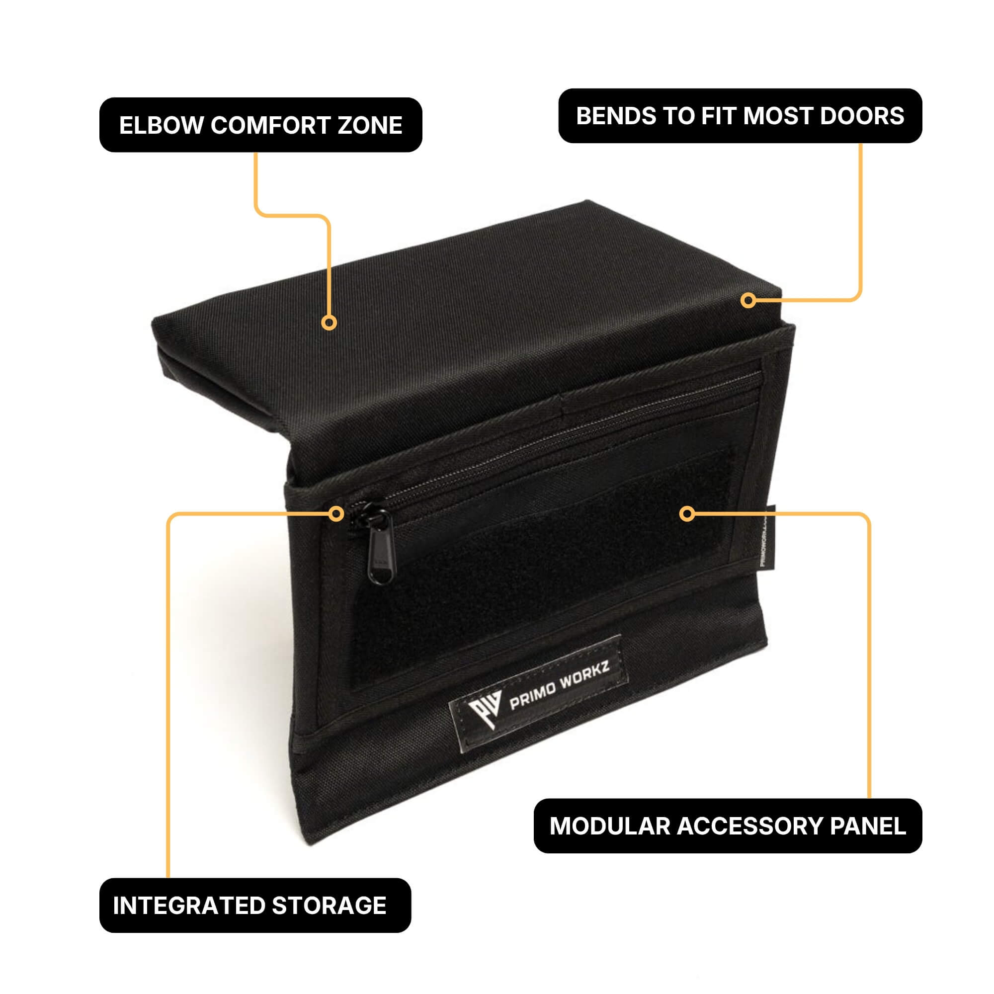 Primo Workz Universal Armrest – Upgraded Comfort for Any Ride